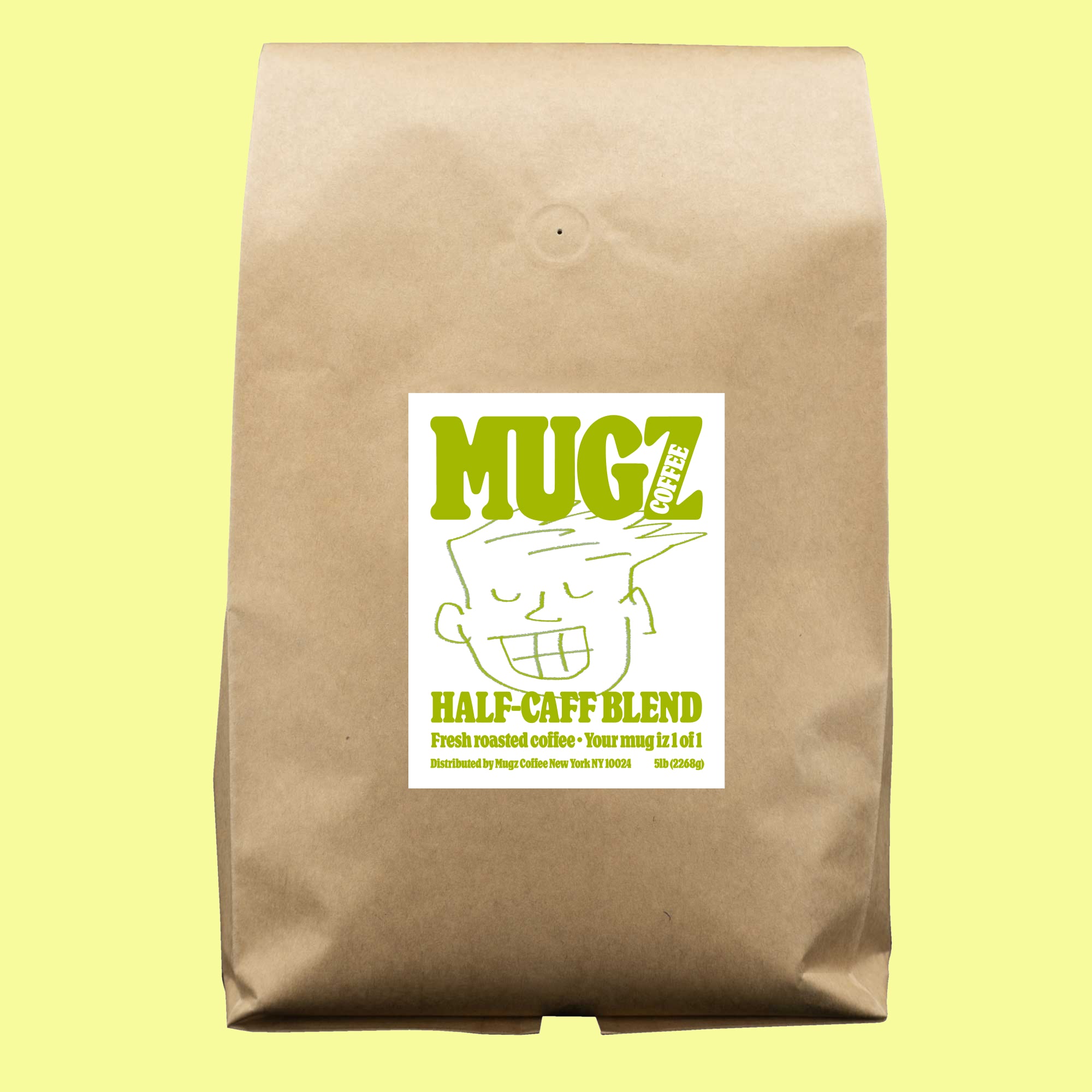 MUGZ Half-Caff Blend - Bulk Bag